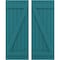 Ekena Millwork Americraft 6-Board (2 Batten) Wood Joined Board-n-Batten Shutters w/ Z-Bar, ARW102BB621X77ANH, PR ARW102BB621X77ANH - alternate 1